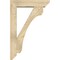 Ekena Millwork Legacy Slat Rough Sawn Bracket w/ Offset Brace, Douglas Fir, 6"W x 24"D x 36"H BKT0604X24X36LEC06RDF - alternate 3